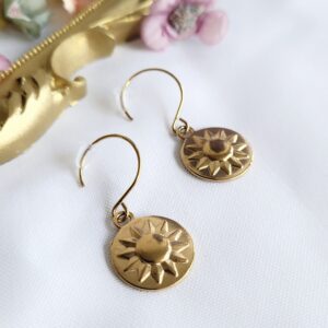 Boucles d&rsquo;oreilles Eliora (doré)