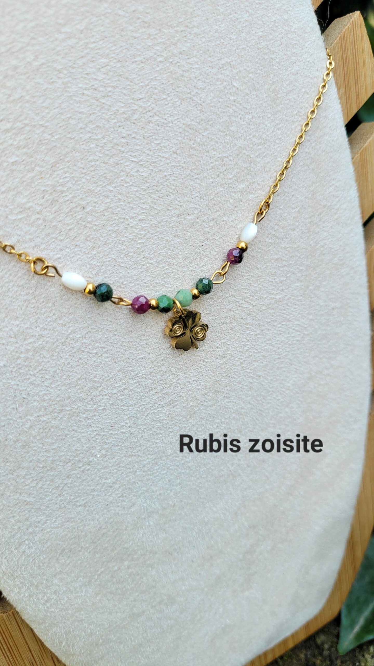 Collier Sia (doré) – Image 2