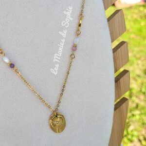 Collier Armelle (Rubellite)