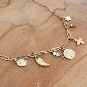 Collier Omelia (Quartz fraise)