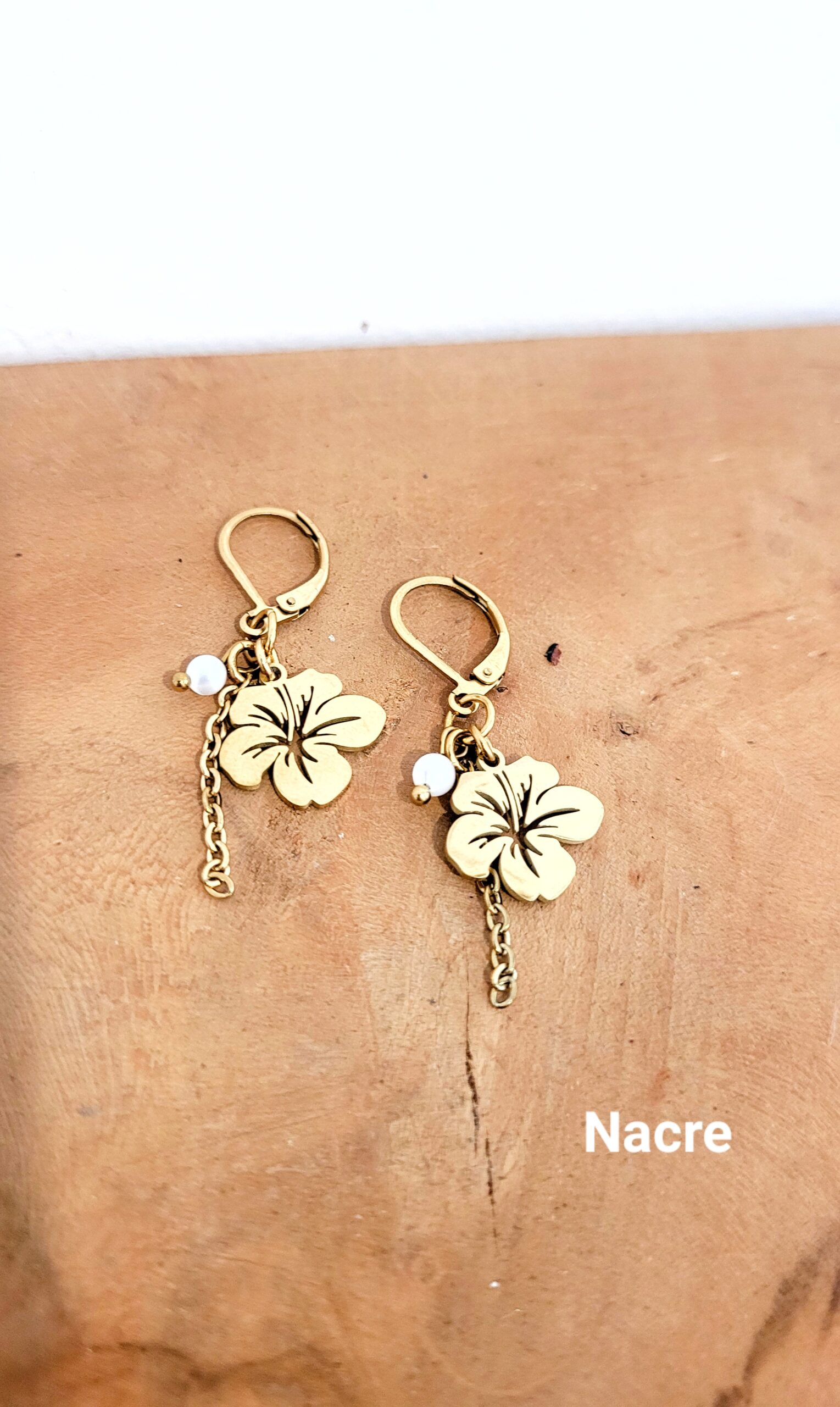 Boucles d'oreilles Hibiscus – Image 3