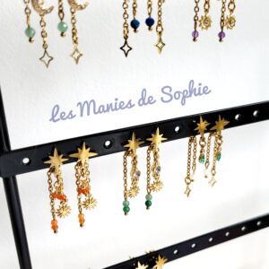 Boucles d&rsquo;oreilles Isile (doré)