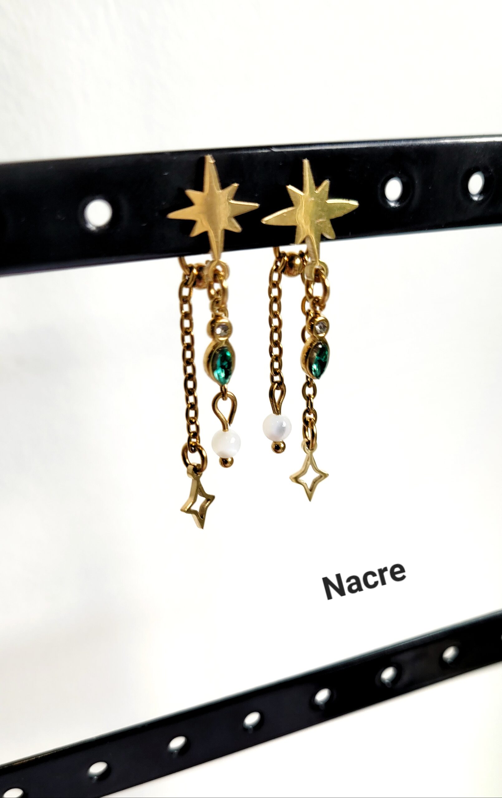 Boucles d'oreilles Isile (doré) – Image 10