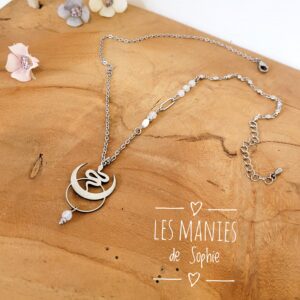 Collier serpent (Pierre de Lune)