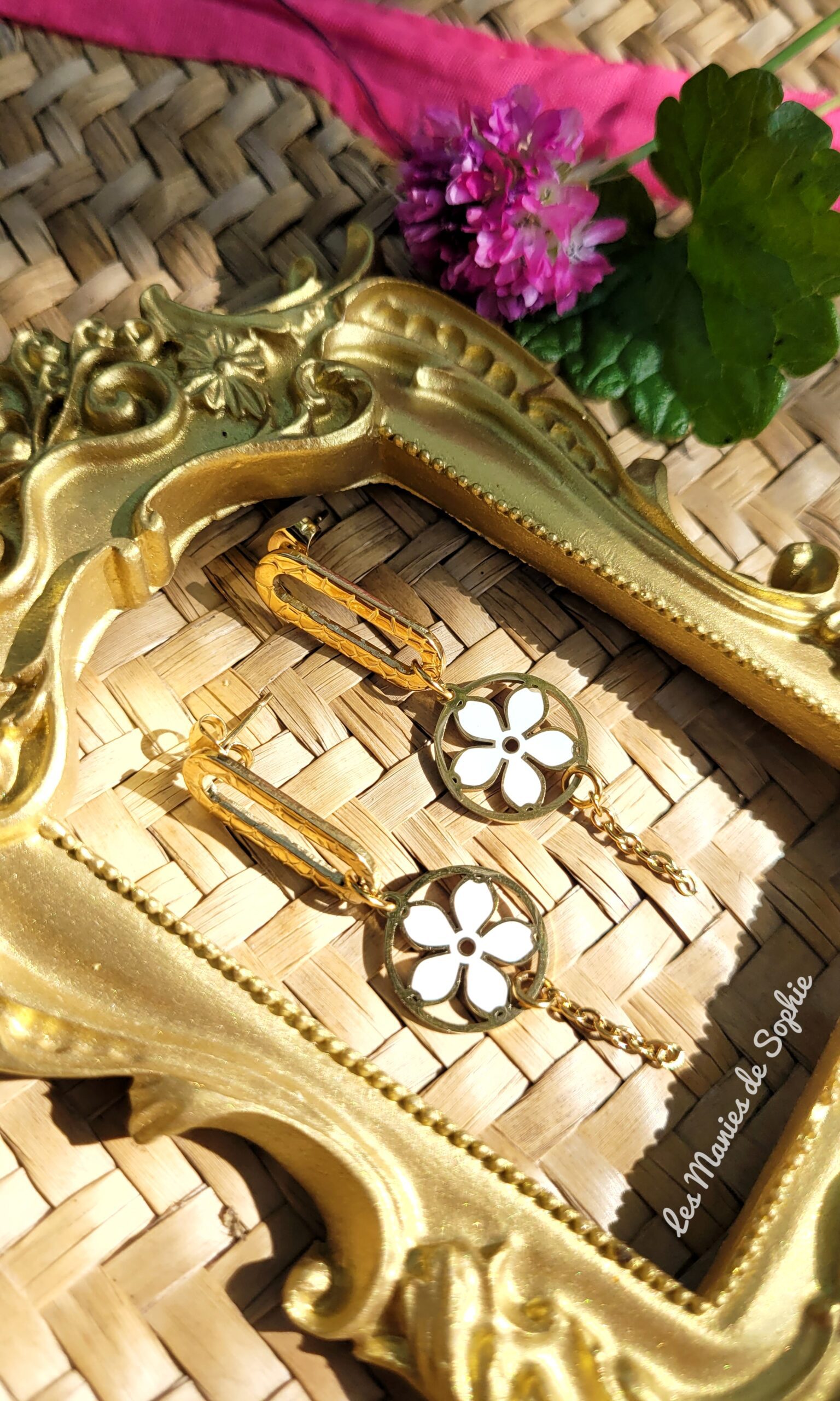 Boucles d'oreilles Jasmin