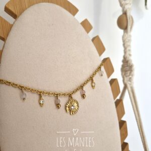Collier Rose (Agate sakura)