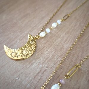 Collier Oriane (Pierre de Lune)
