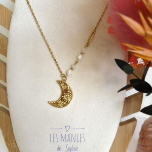 Collier Oriane (Pierre de Lune)