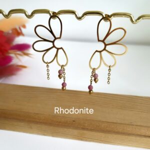 Boucles d&rsquo;oreilles Rosalie (doré)
