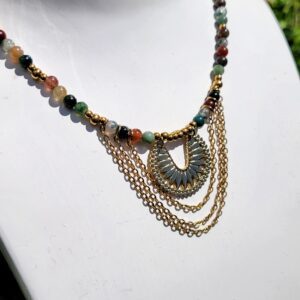 Collier Bali (Agate indienne)